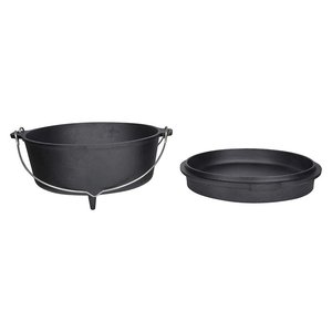 Bij Heldere Hemel Dutch Oven. Gietijzeren pan 12" - 6.5 ltr.