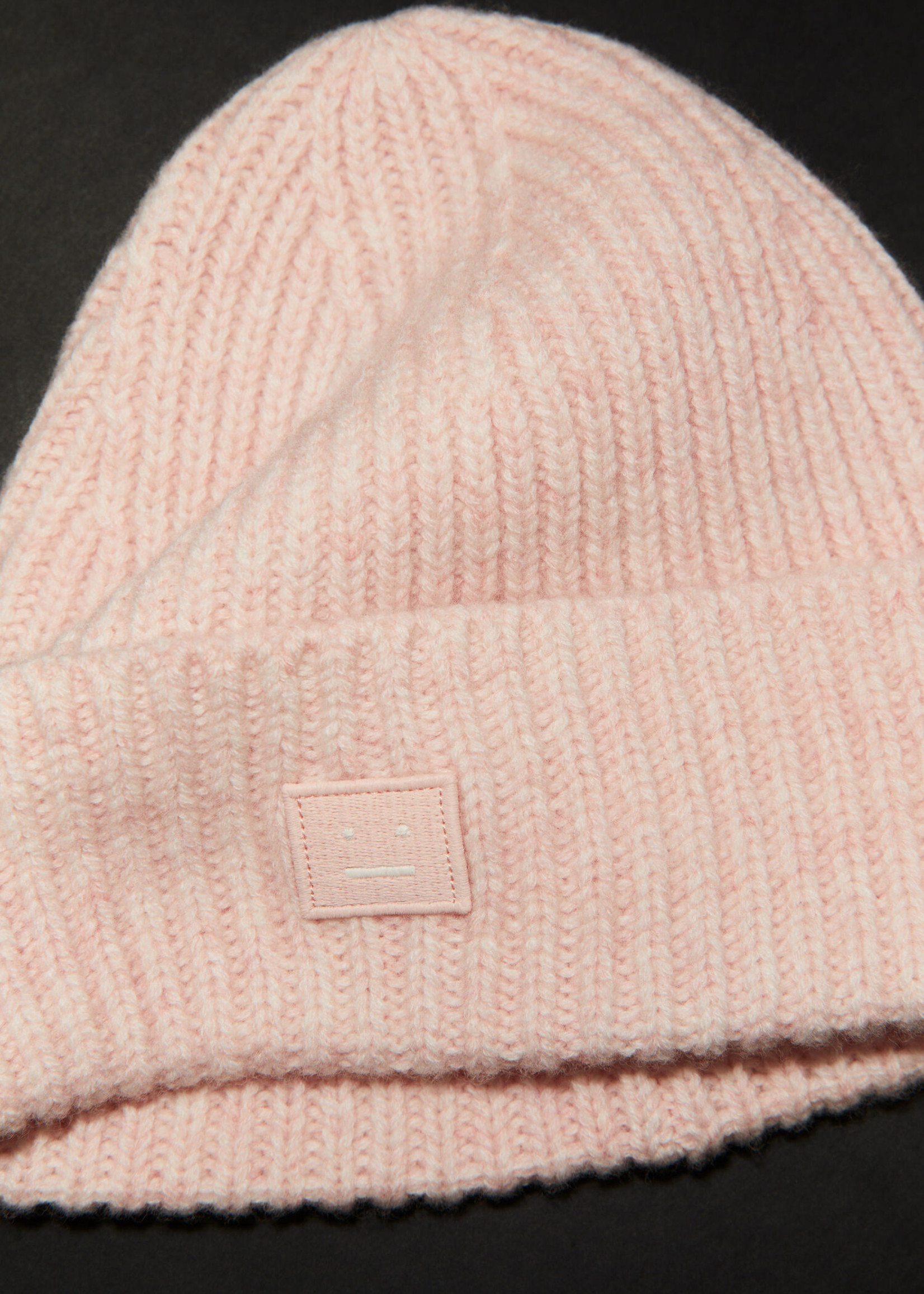 Acne Studios Beanie face - Faded pink melange