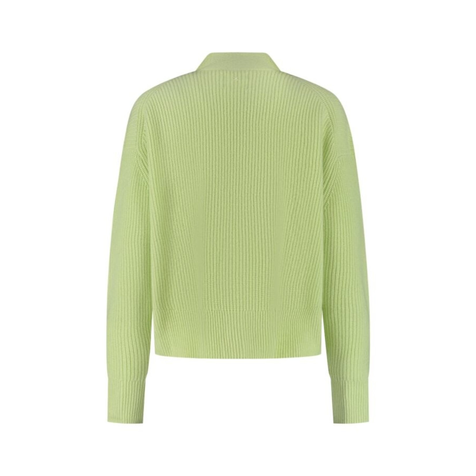 Peoples republic of cashmere Peoples republic of cashmere ribbed cardigan,lime