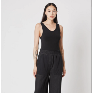 THOM KROM Thom krom ribbed tank top , black