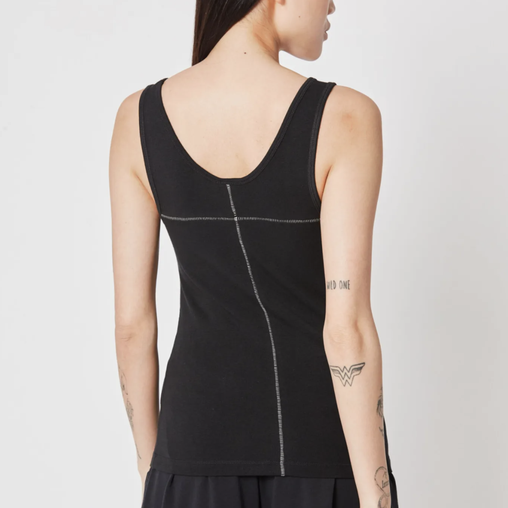 THOM KROM Thom krom ribbed tank top , black