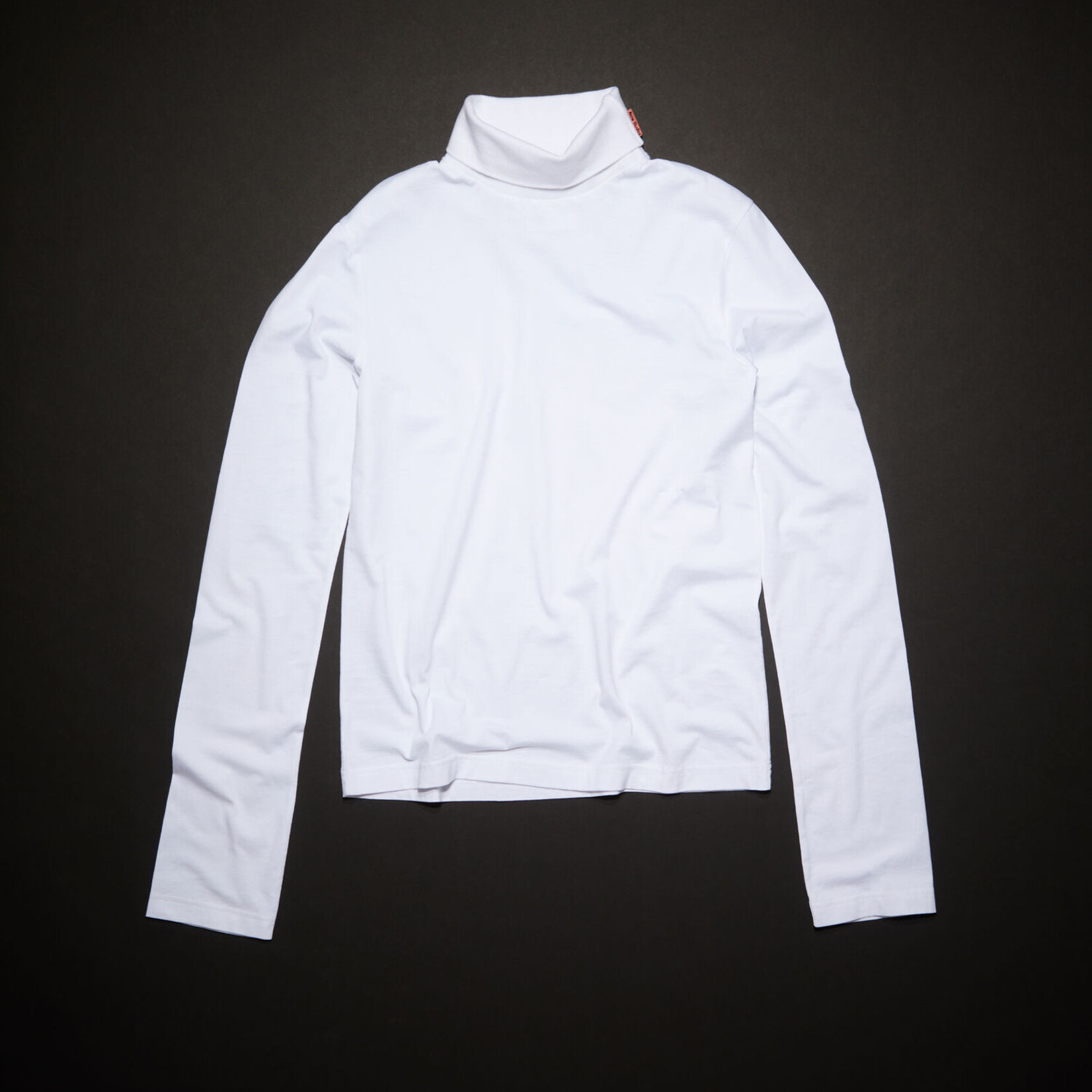 ACNE STUDIOS High neck longsleeve shirt - White