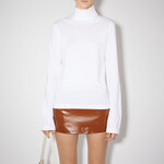 ACNE STUDIOS High neck longsleeve shirt - White