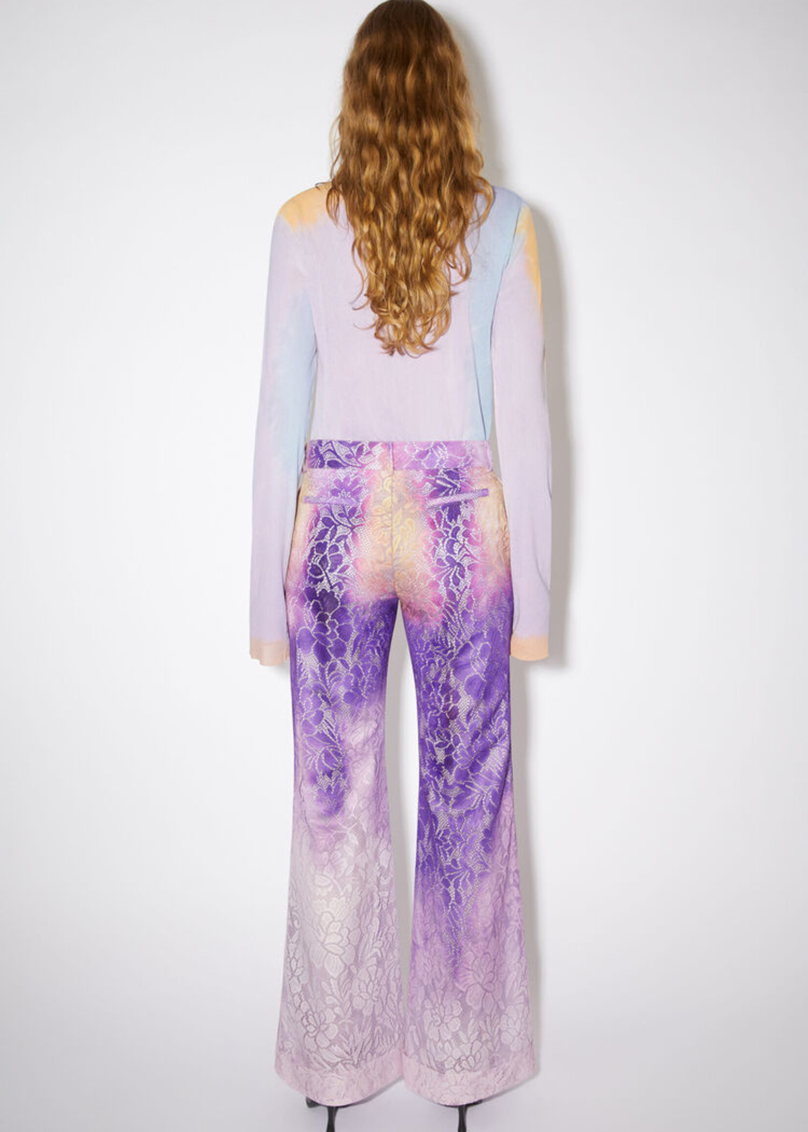 Acne Studios - Tailored wrap trousers - Aubergine purple