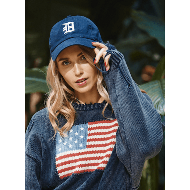 DENIMIST Baseball hat- Blue/white