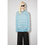 ACNE STUDIOS Distressed knit jumper - Sky blue/powder blue
