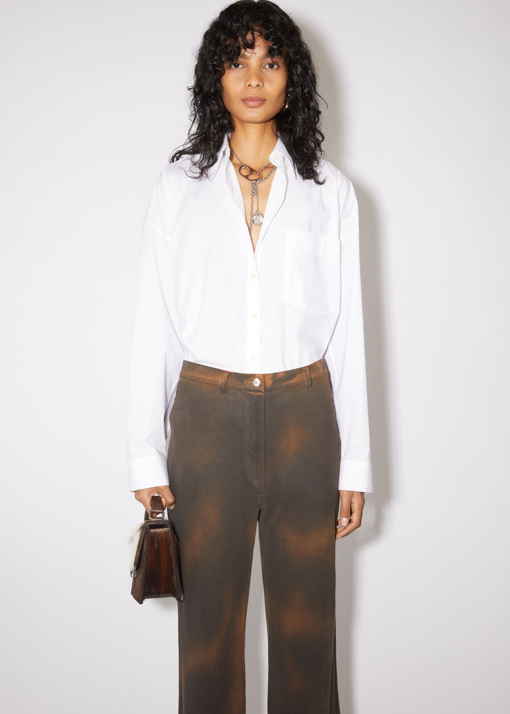 Acne Studios Button-up shirt blouse - White