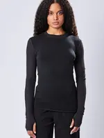 Thom Krom Longsleeve with thumbholes - Black