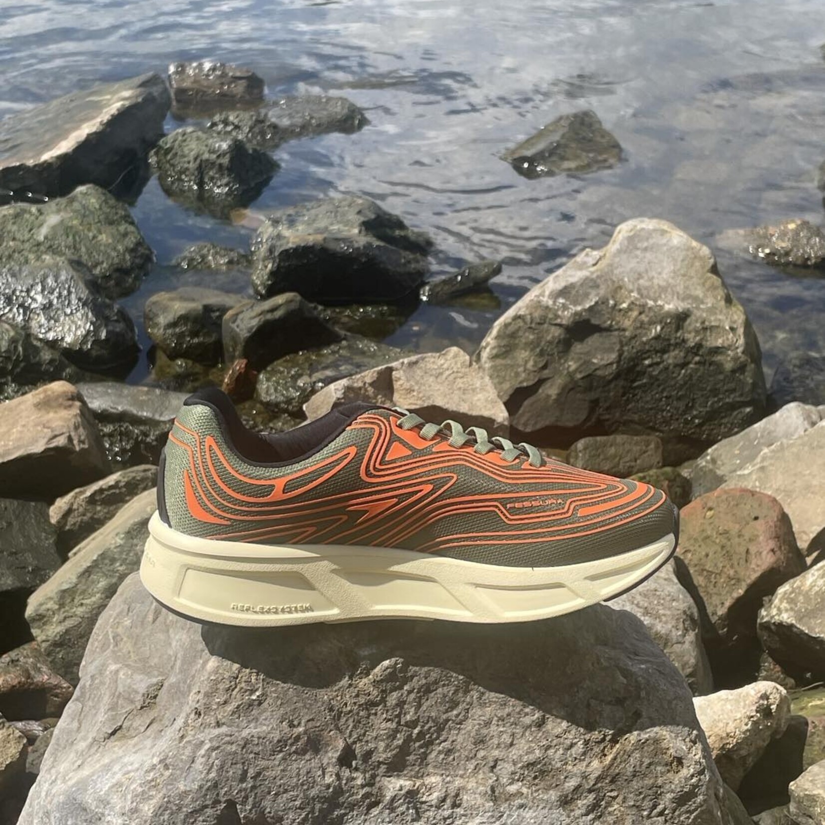 FESSURA Runflex #01 - Olive/mandarine