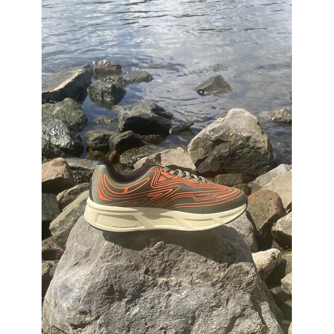 Runflex #01 - Olive/mandarine
