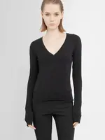 Thom Krom Deep v-neck - Black