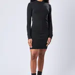 THOM KROM Thom krom mini turtle neck dress, black