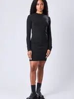 THOM KROM Thom krom mini turtle neck dress, black
