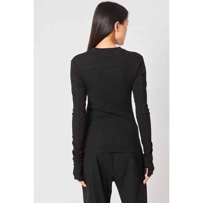 THOM KROM Tight Longsleeve 484 - Black