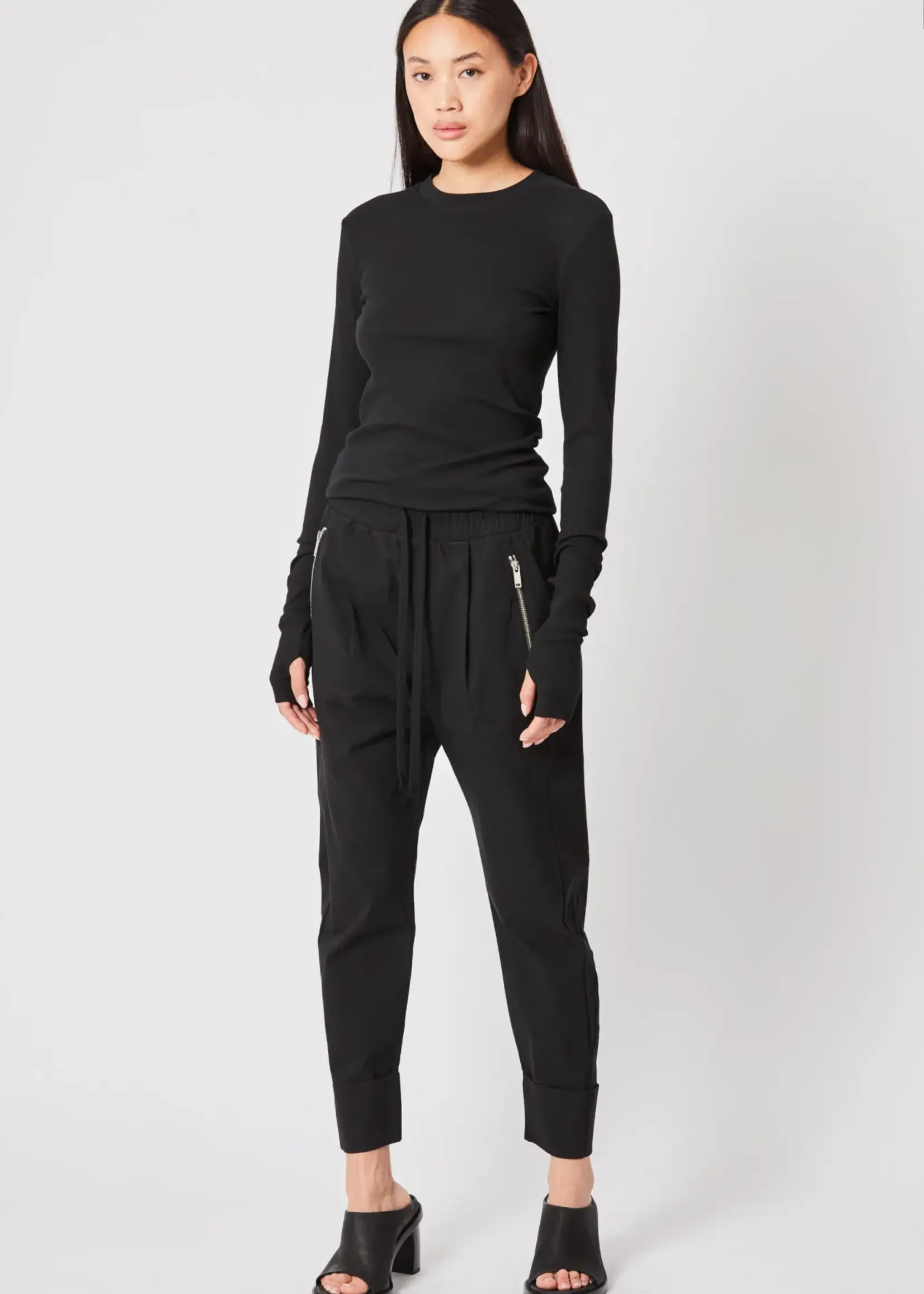 Thom Krom Thom Krom Tight Longsleeve Black 484