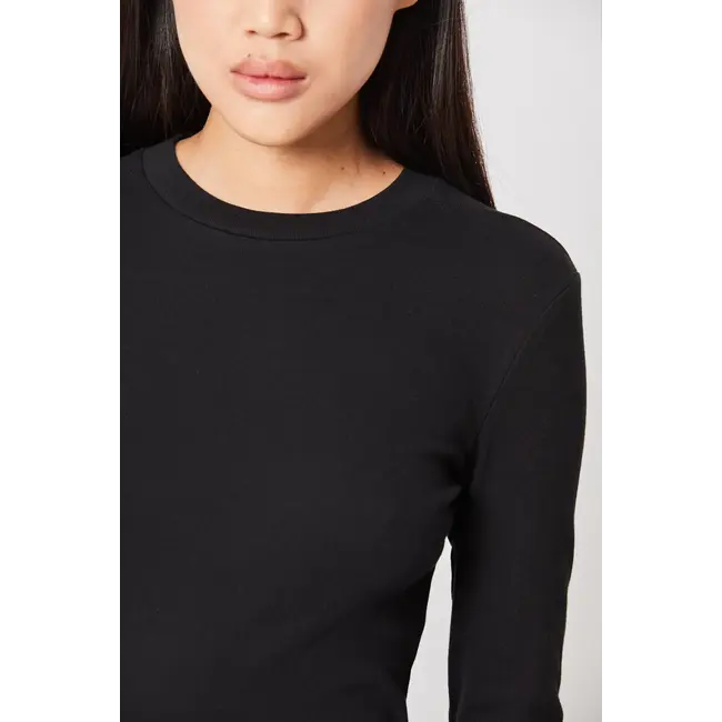 THOM KROM Tight Longsleeve 484 - Black
