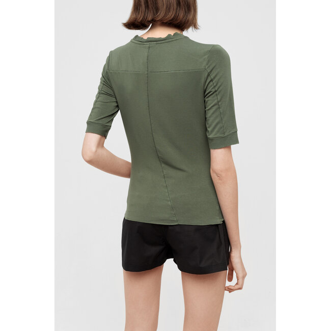 THOM KROM Destroyed T-shirt 486 - Green