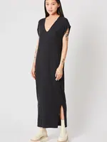 Thom Krom Thom krom V neck dress long 119, black