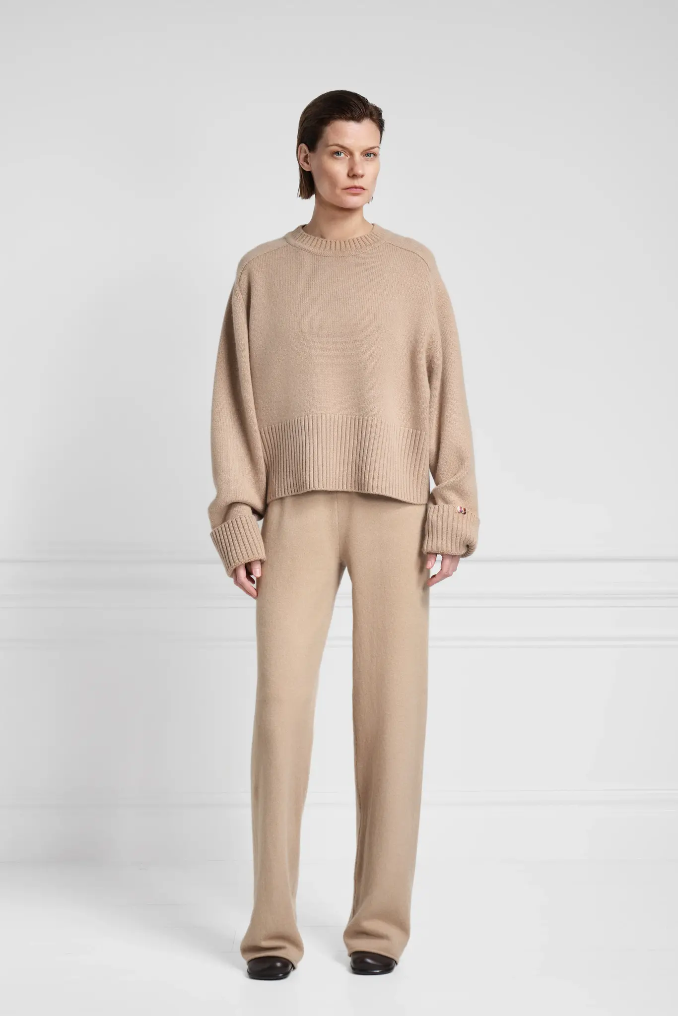 Extreme cashmere x trousers , camel - La Neuvième Extreme cashmere x trousers , camel - La Neuvième