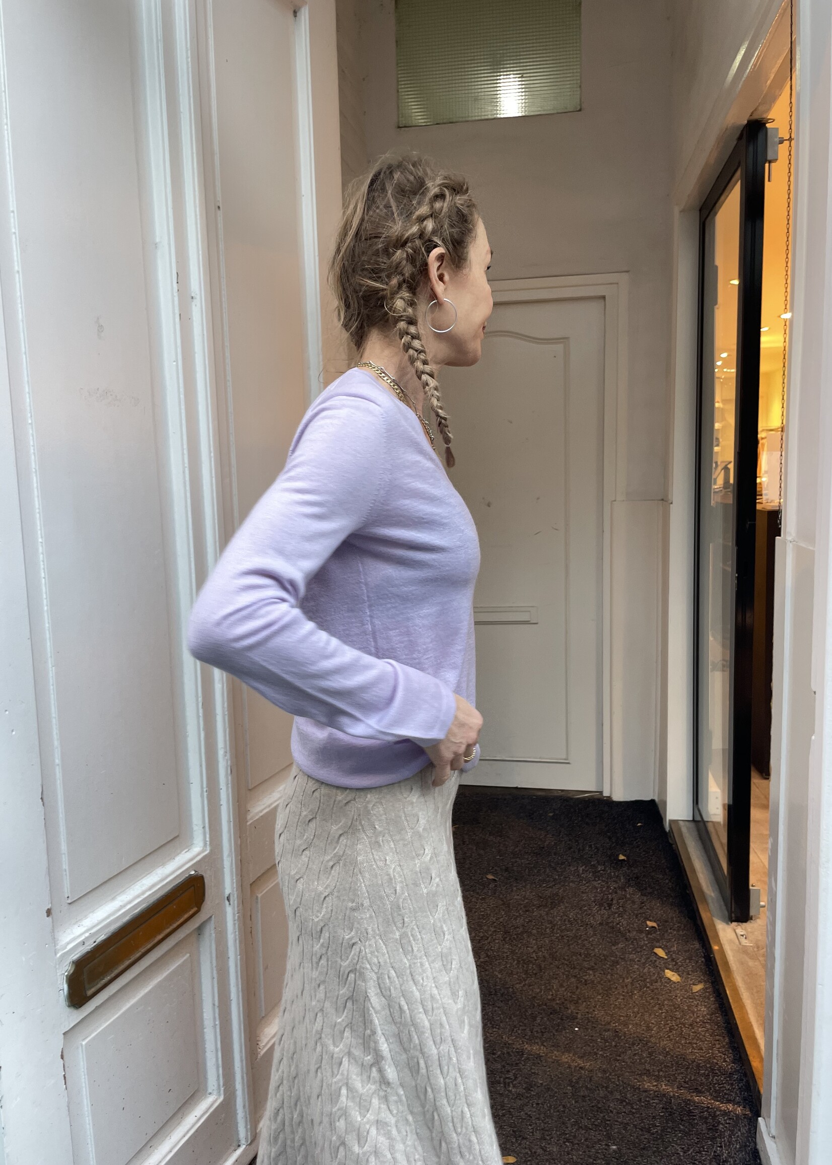 Lisa Yang Jane sweater - Lilac