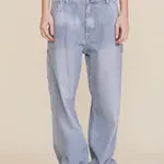 DENIMIST Teri wideleg Carpenter - Railroad stripe