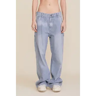 DENIMIST Teri wideleg Carpenter - Railroad stripe