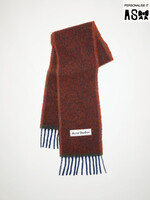 Acne Studios Wool mohair scarf - Aubergine/blue