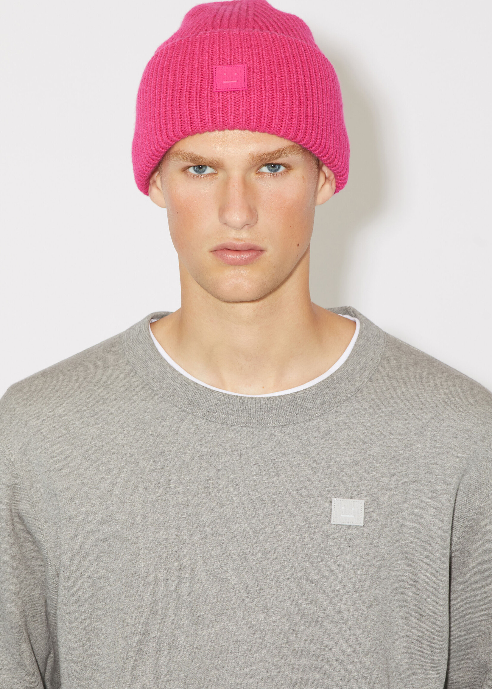 ACNE STUDIOS Beanie face - Bright pink