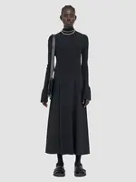 JOSEPH Duperre mixed media dress- Black