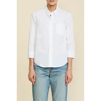 DENIMIST Adrienne shrunken shirt - White