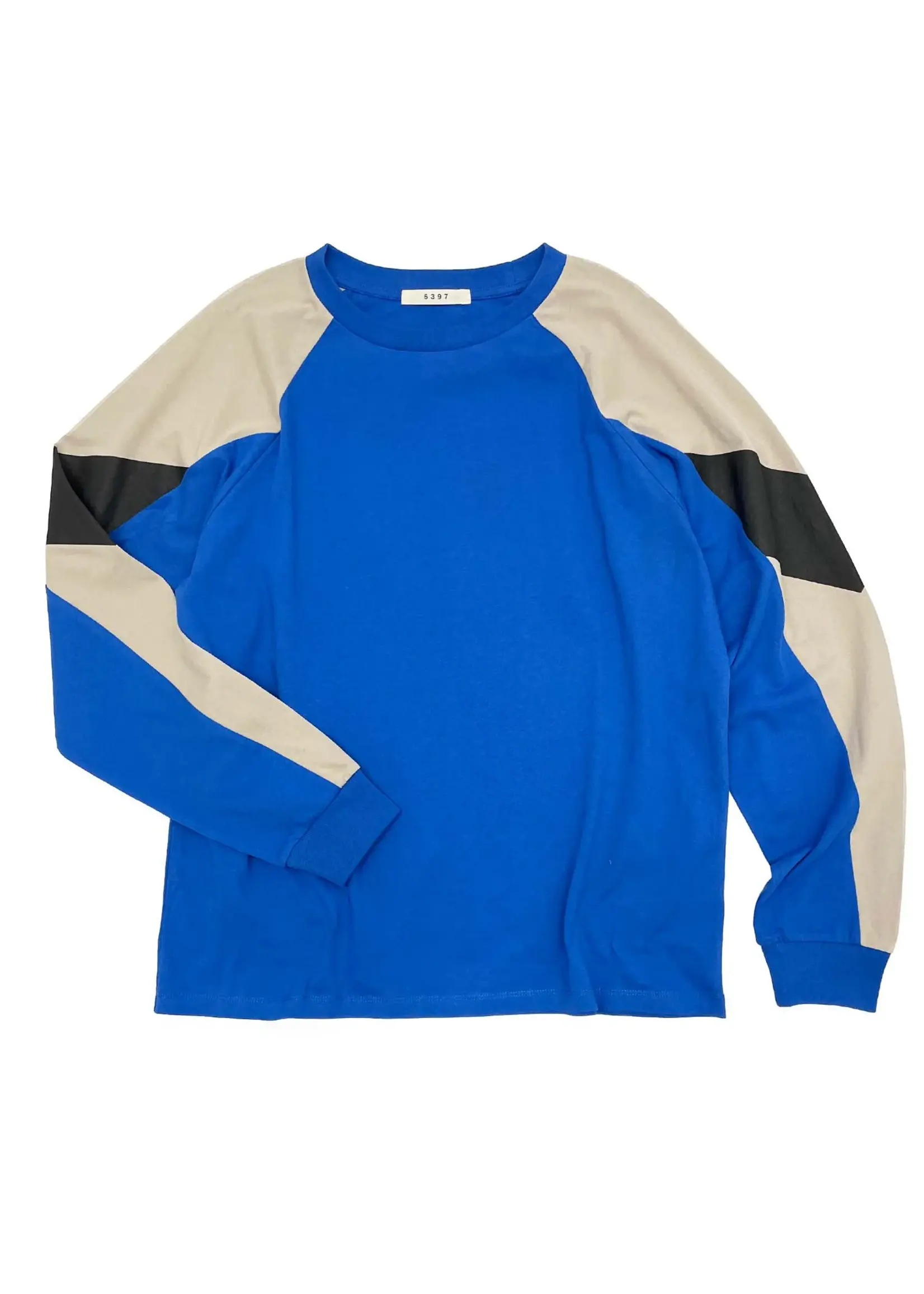 6397 Colorblock Raglan Tee - Ice