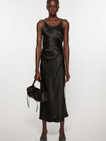 Acne Studios Sleeveless satin dress - Black