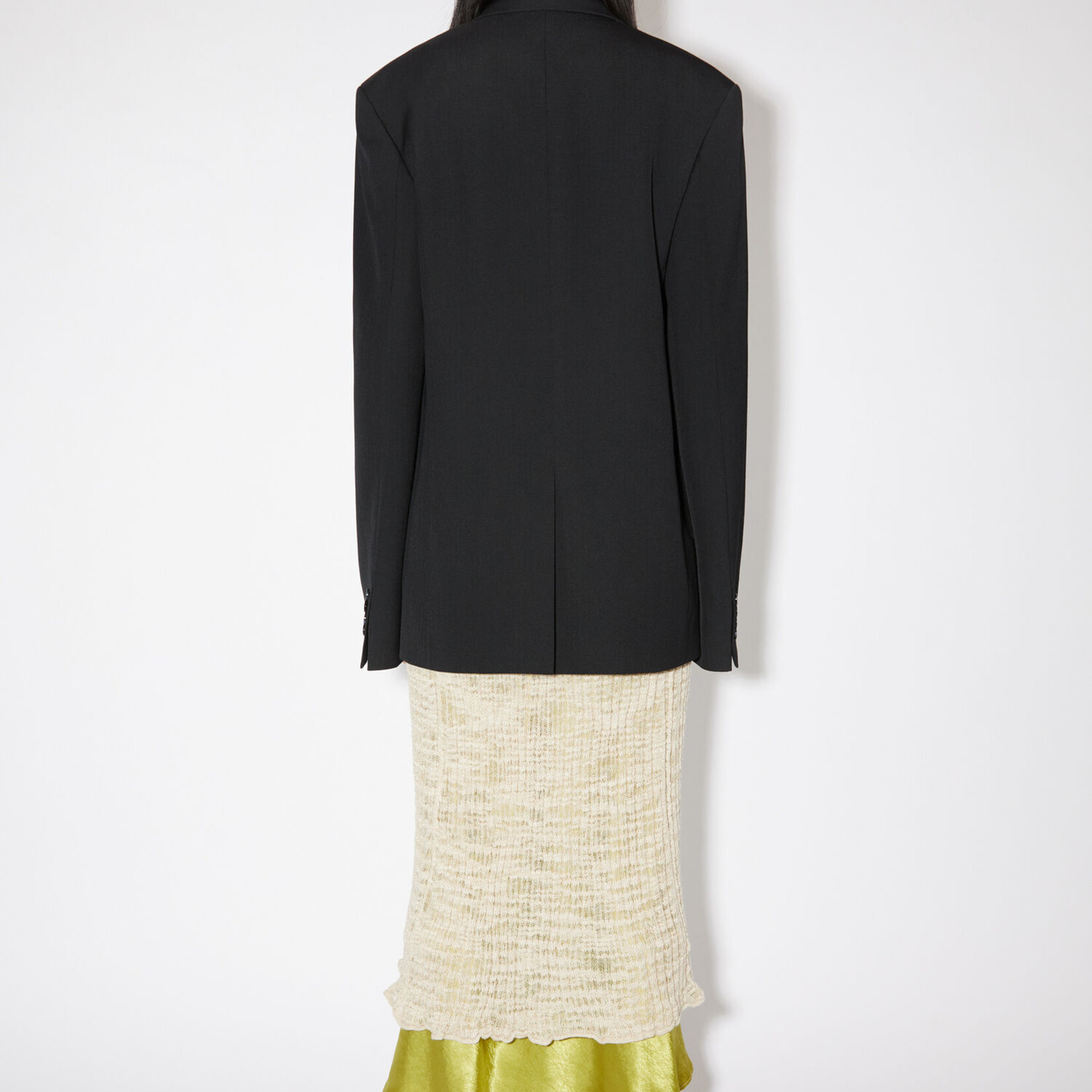 ACNE STUDIOS Regular fit suit jacket - Black