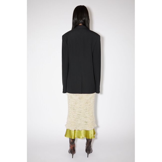 ACNE STUDIOS Regular fit suit jacket - Black