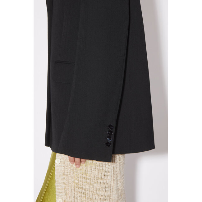 ACNE STUDIOS Regular fit suit jacket - Black