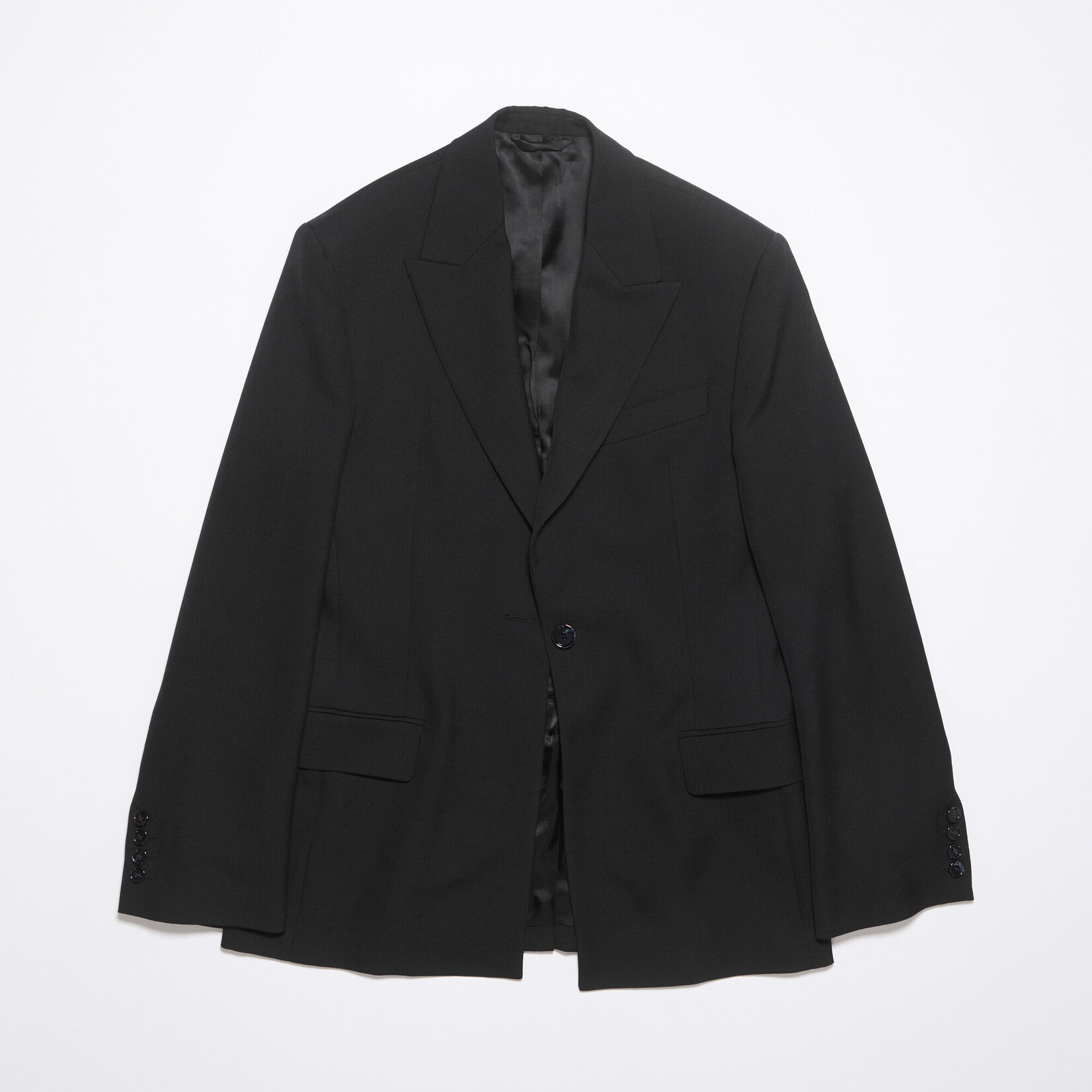 ACNE STUDIOS Regular fit suit jacket - Black