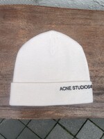 Acne Studios Logo beanie - Off white