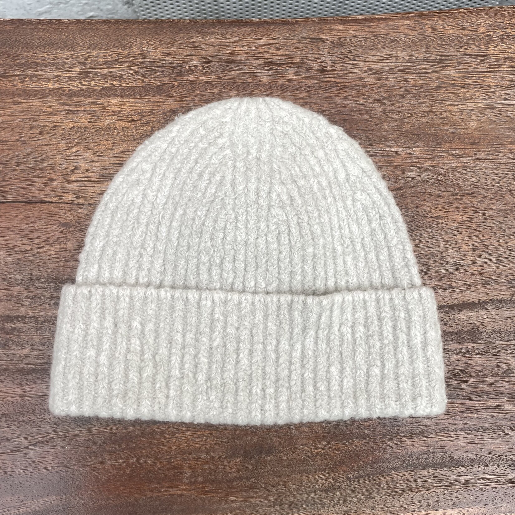 ACNE STUDIOS Wool blend beanie - Light grey melange