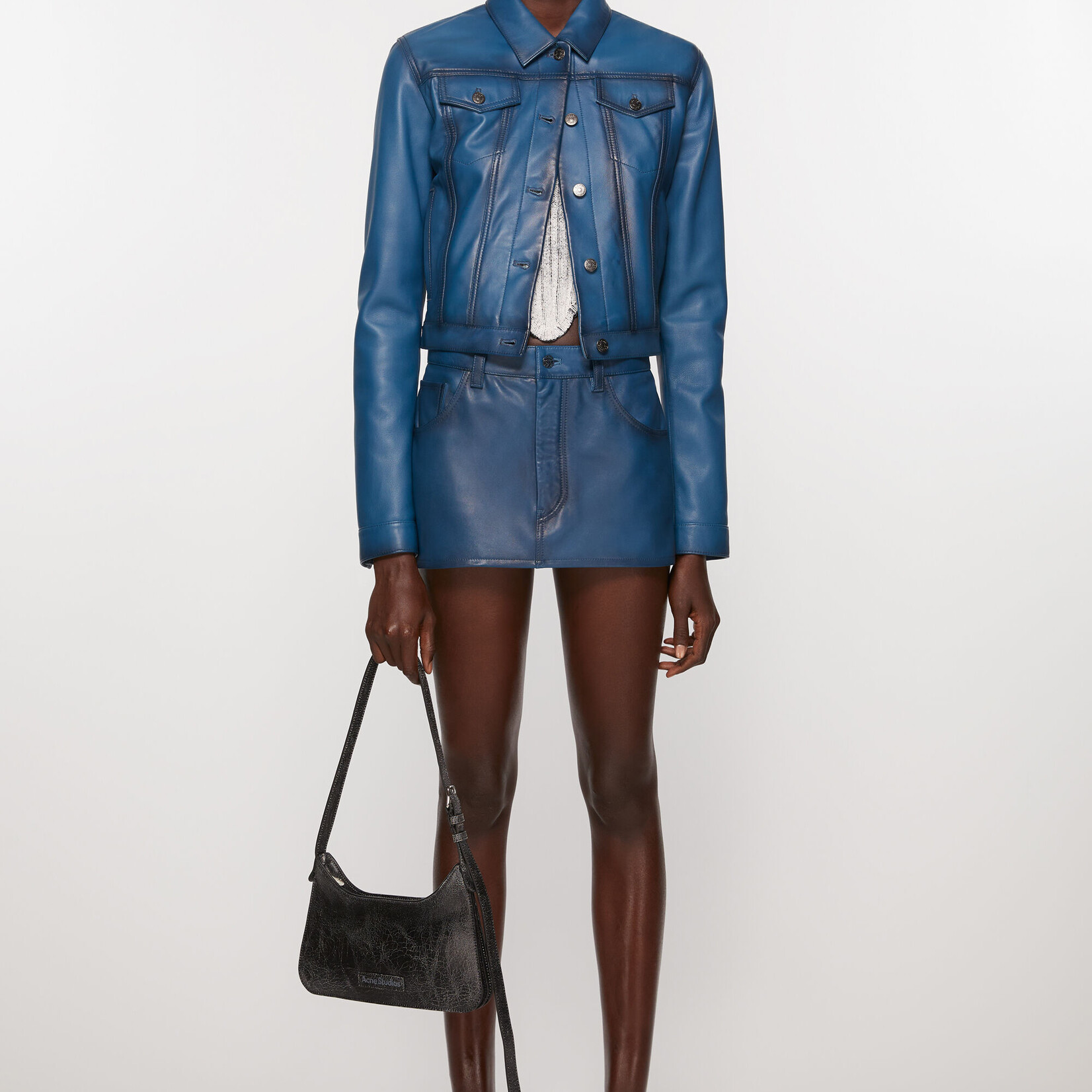 ACNE STUDIOS Platt mini shoulder bag - Black