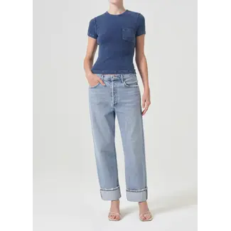 Agolde Fran low slung straight - Force