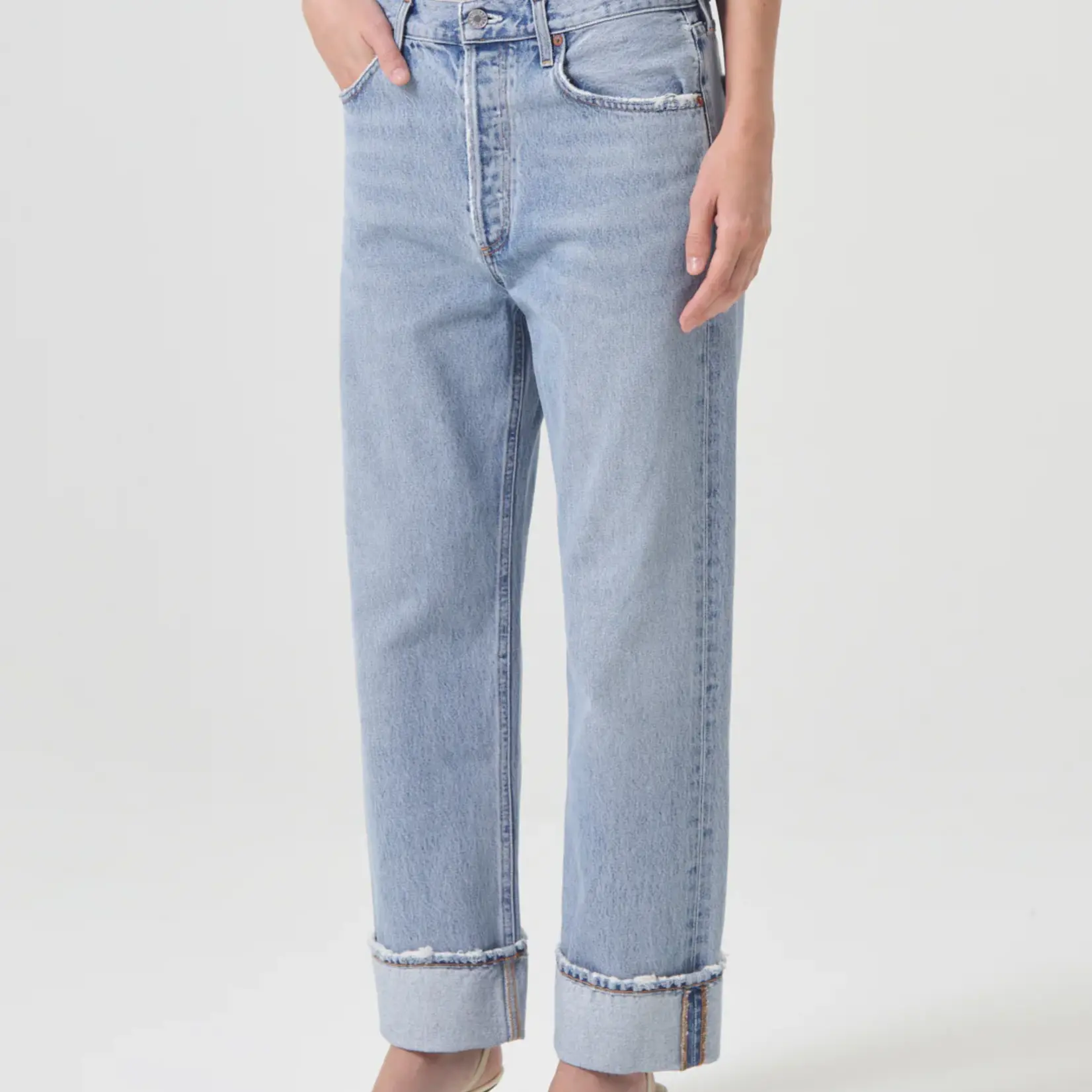 Agolde Fran low slung straight - Force