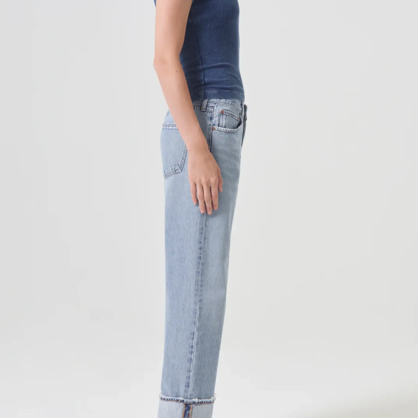 Agolde Fran low slung straight - Force