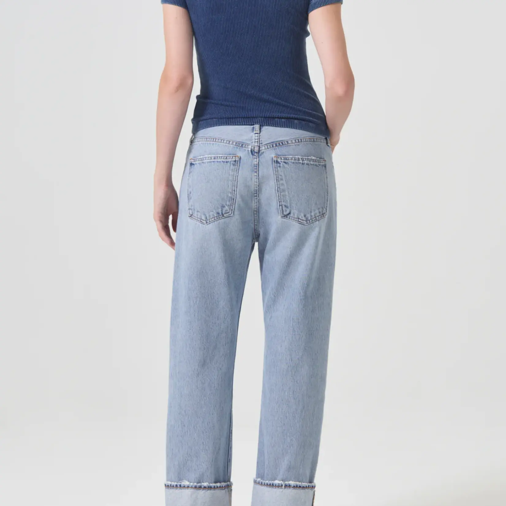 Agolde Fran low slung straight - Force