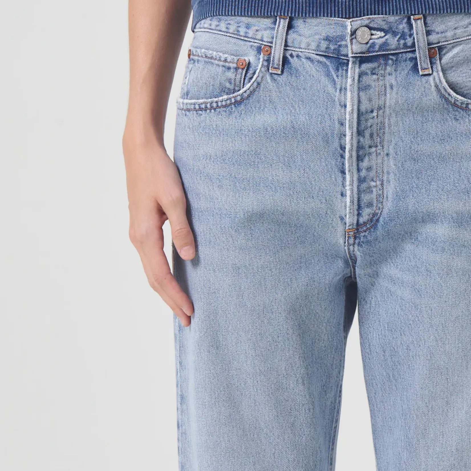 Agolde Fran low slung straight - Force