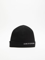 ACNE STUDIOS Logo beanie - Black
