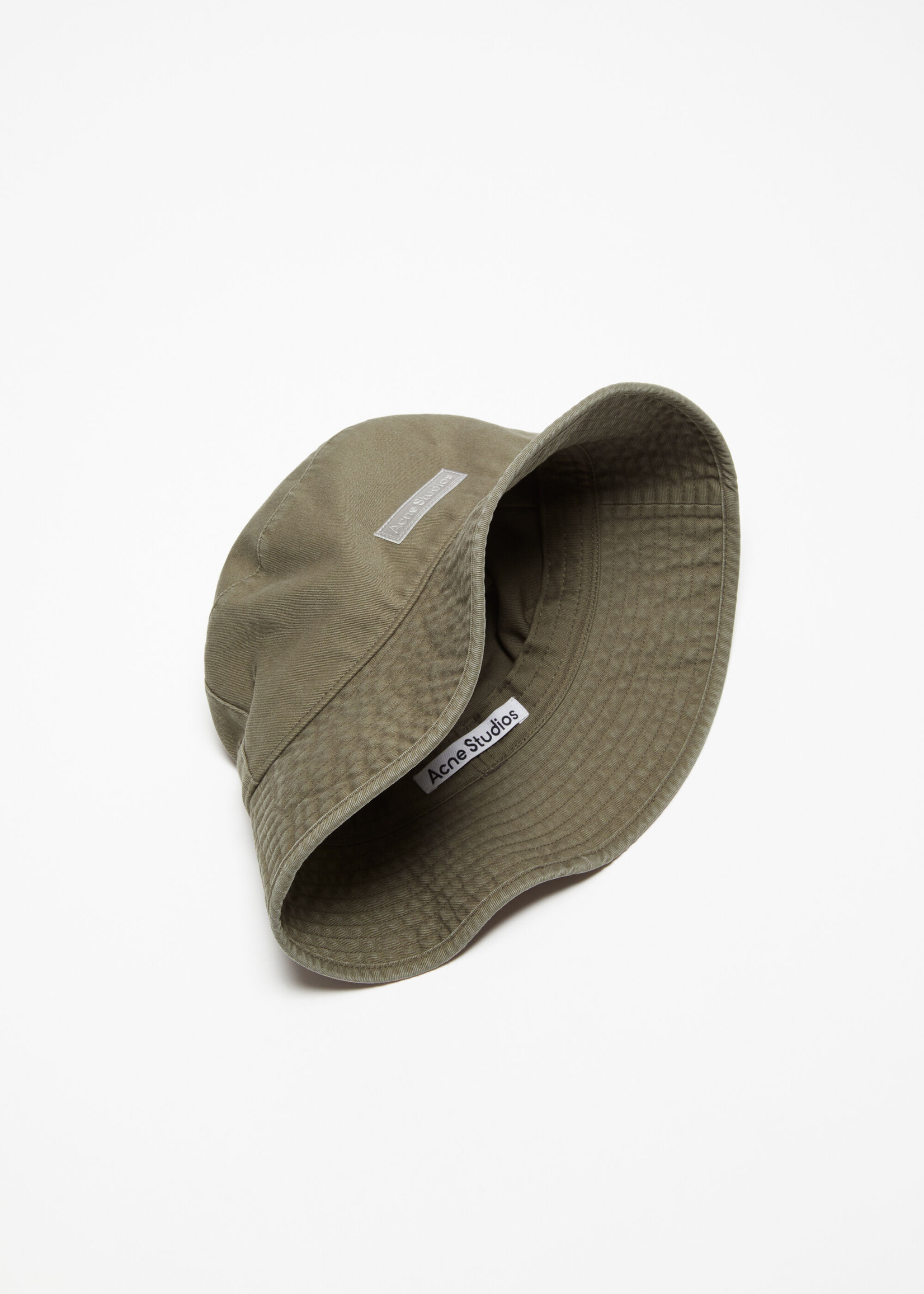 Acne Studios Twill bucket hat - Khaki green