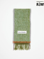 Acne Studios Wool mohair scarf - Grass green