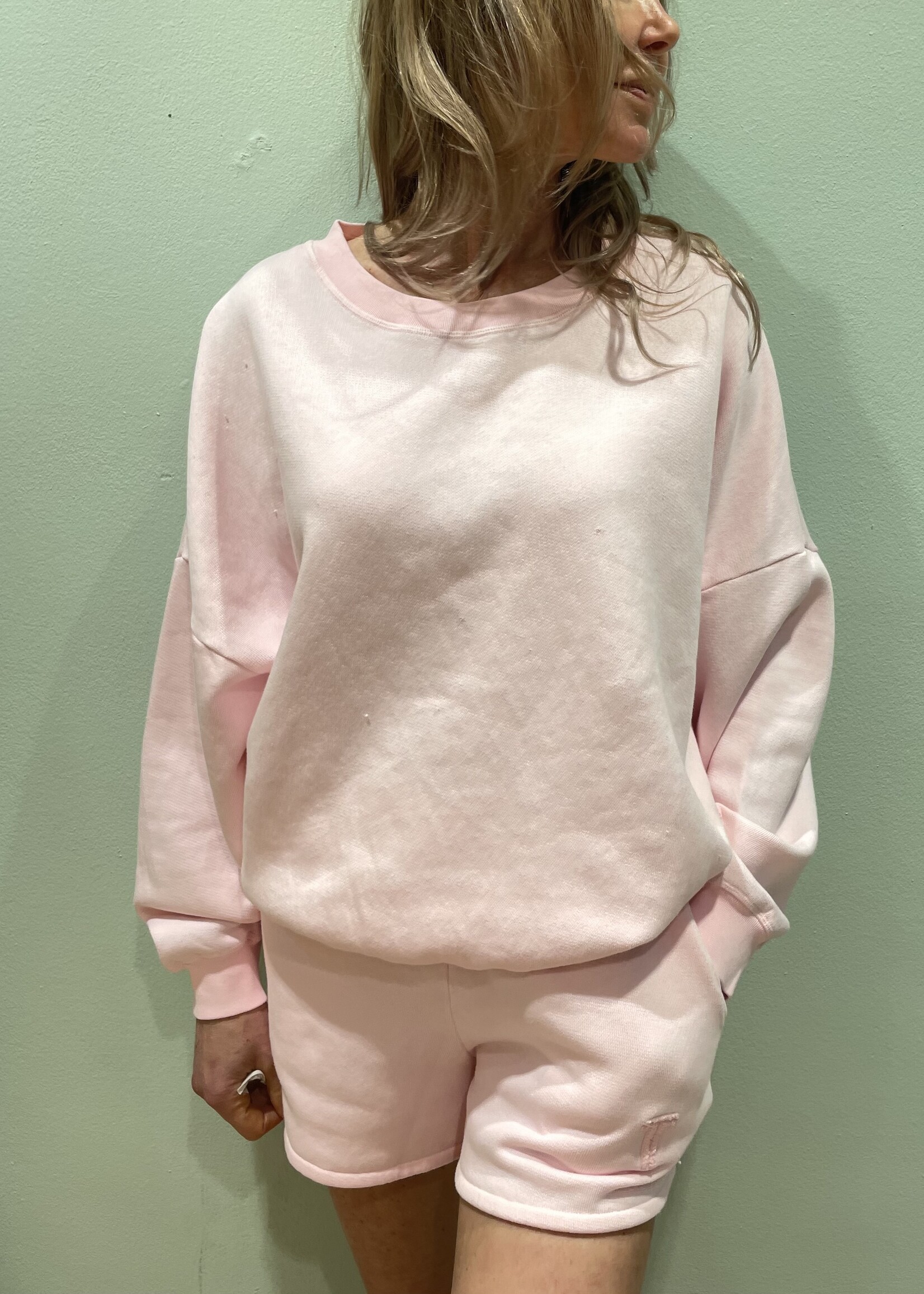 Just a T Batwing sweater - Spring pink