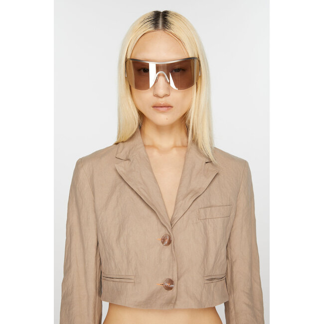 ACNE STUDIOS Metal frame sunglasses - Transparent