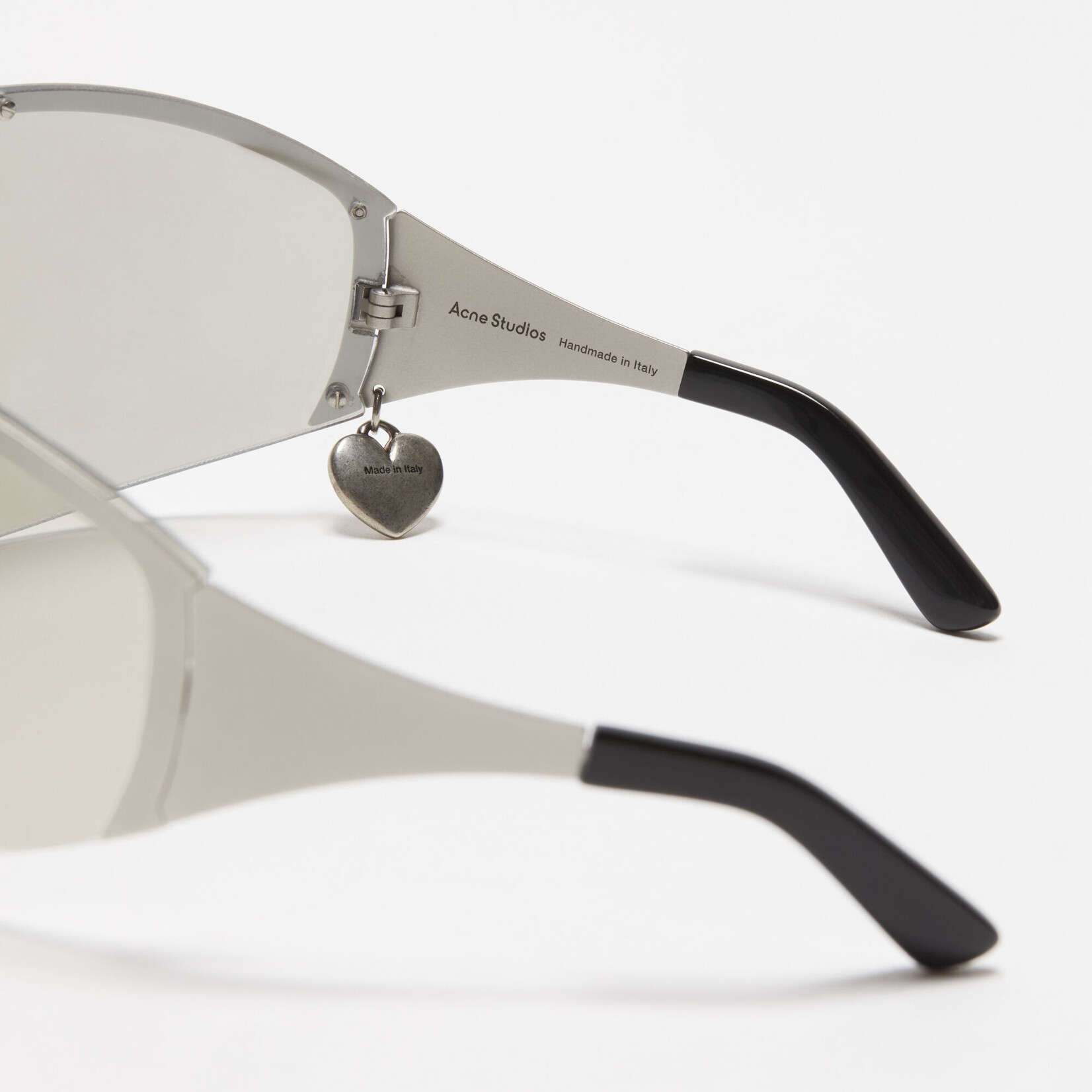 ACNE STUDIOS Metal frame sunglasses - Transparent
